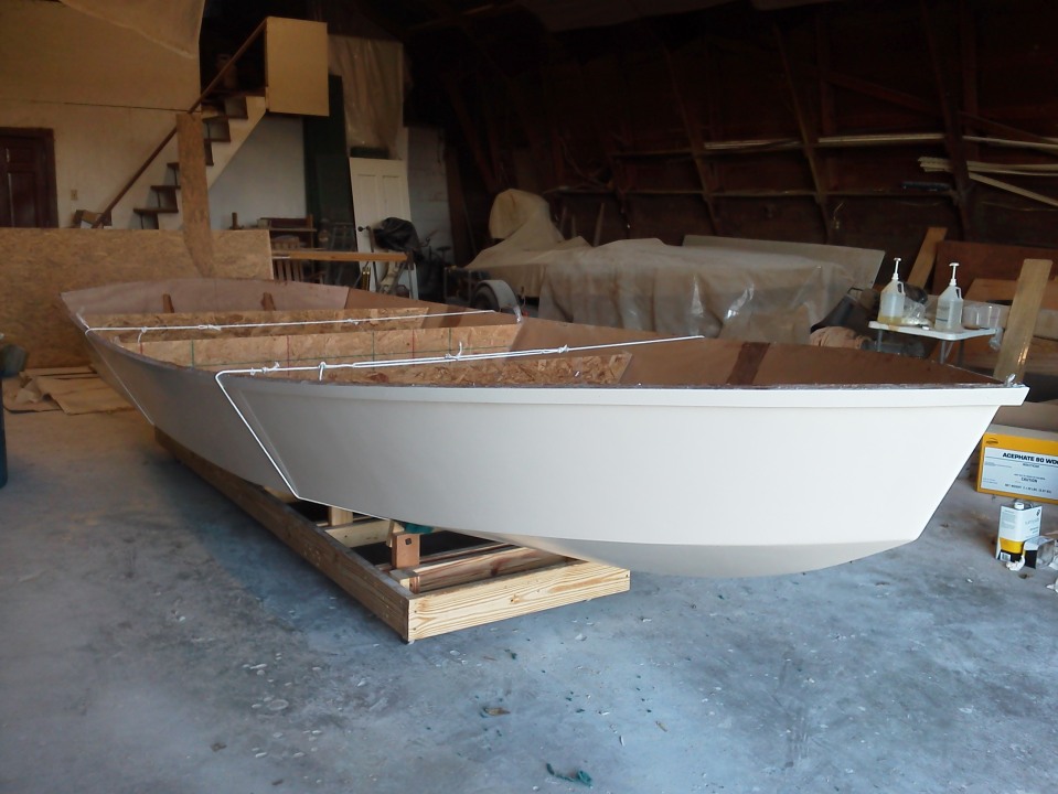 Wooden Boat Plans Poling Skiff easist sneak boat to buid